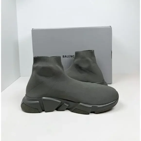 Size 46EU/13US - Balenciaga Speed Olive Graffiti Trainers🫒 NEW/RETAIL $1K!